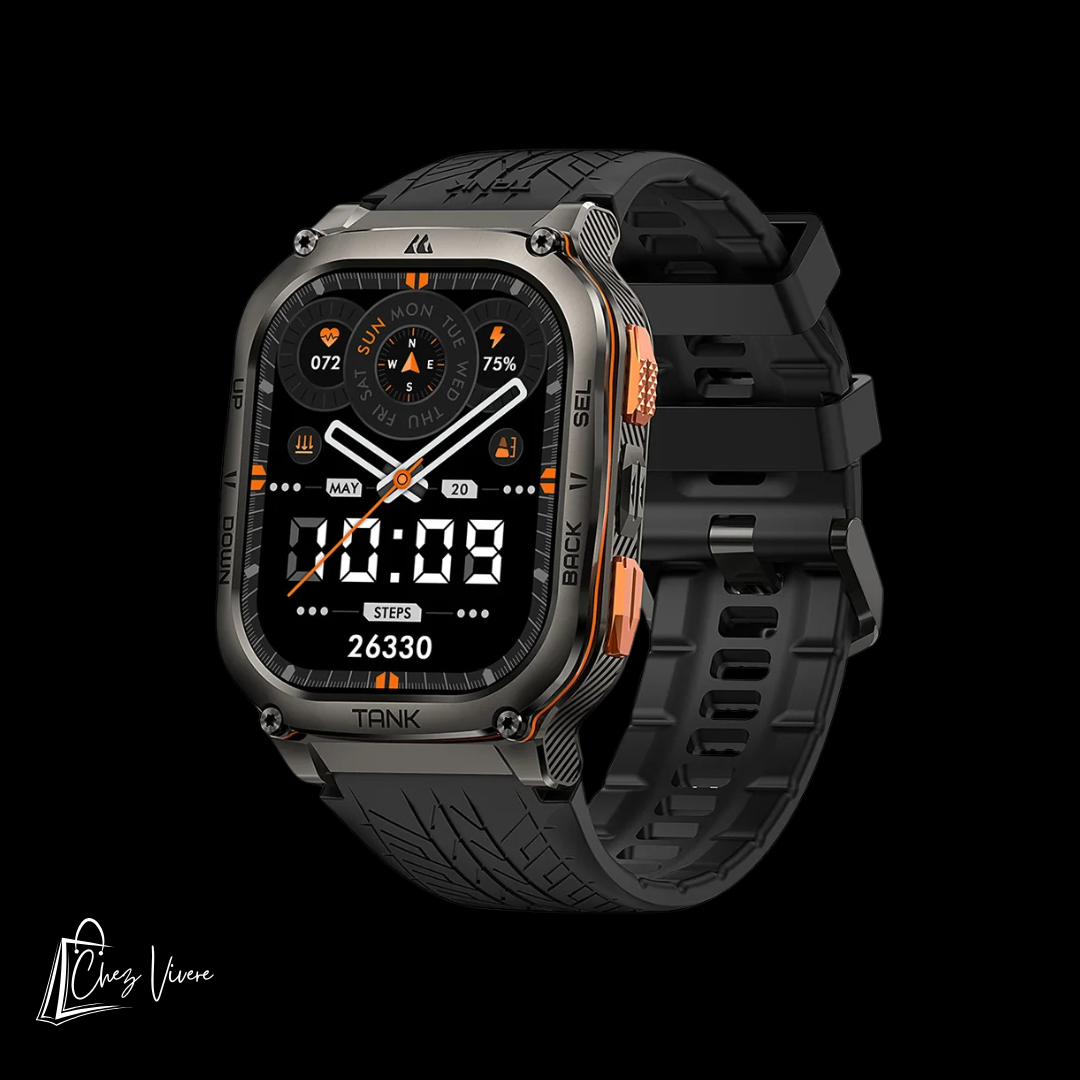 TANK M3 Ultra Waterproof AMOLED GPS Smartwatch