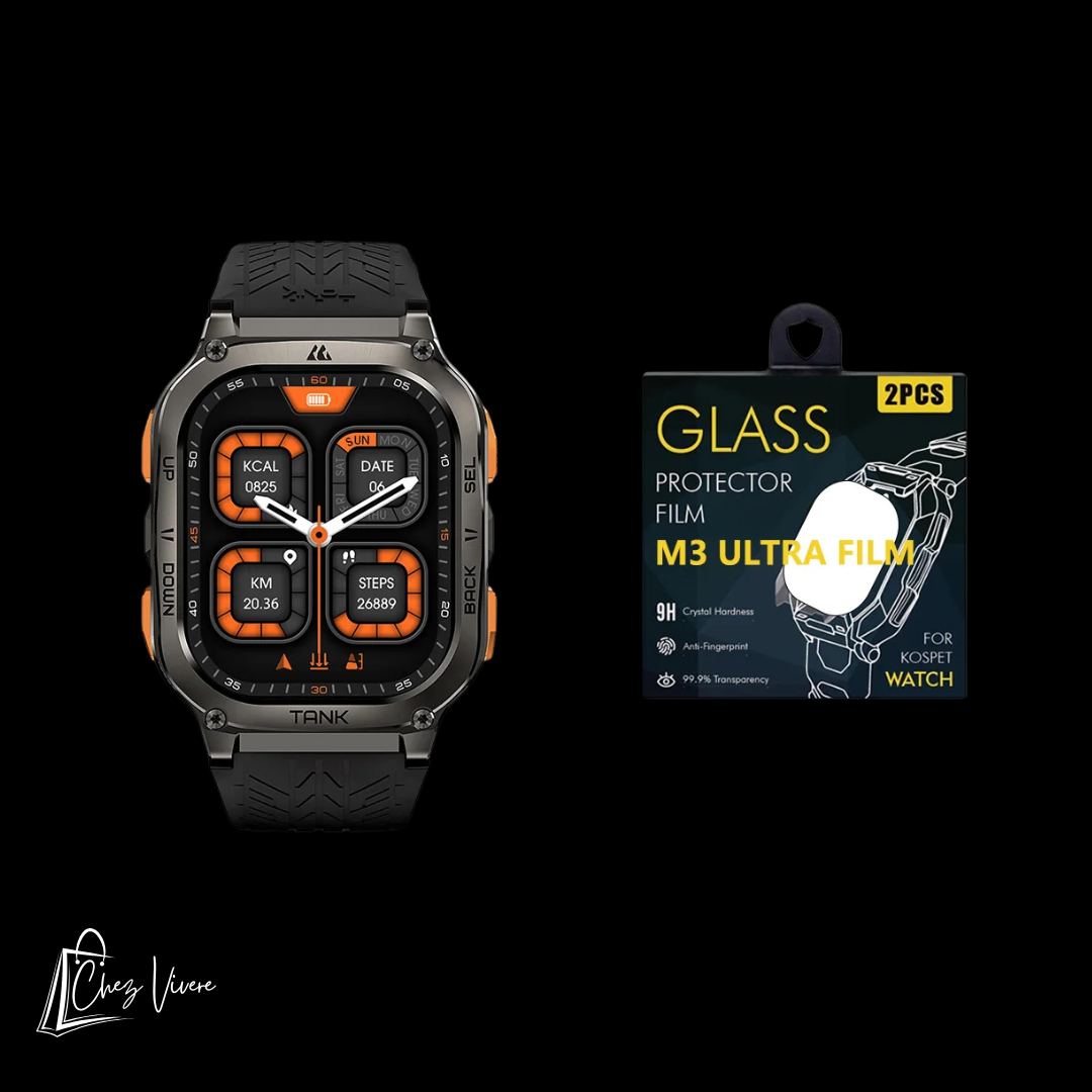 TANK M3 Ultra Waterproof AMOLED GPS Smartwatch