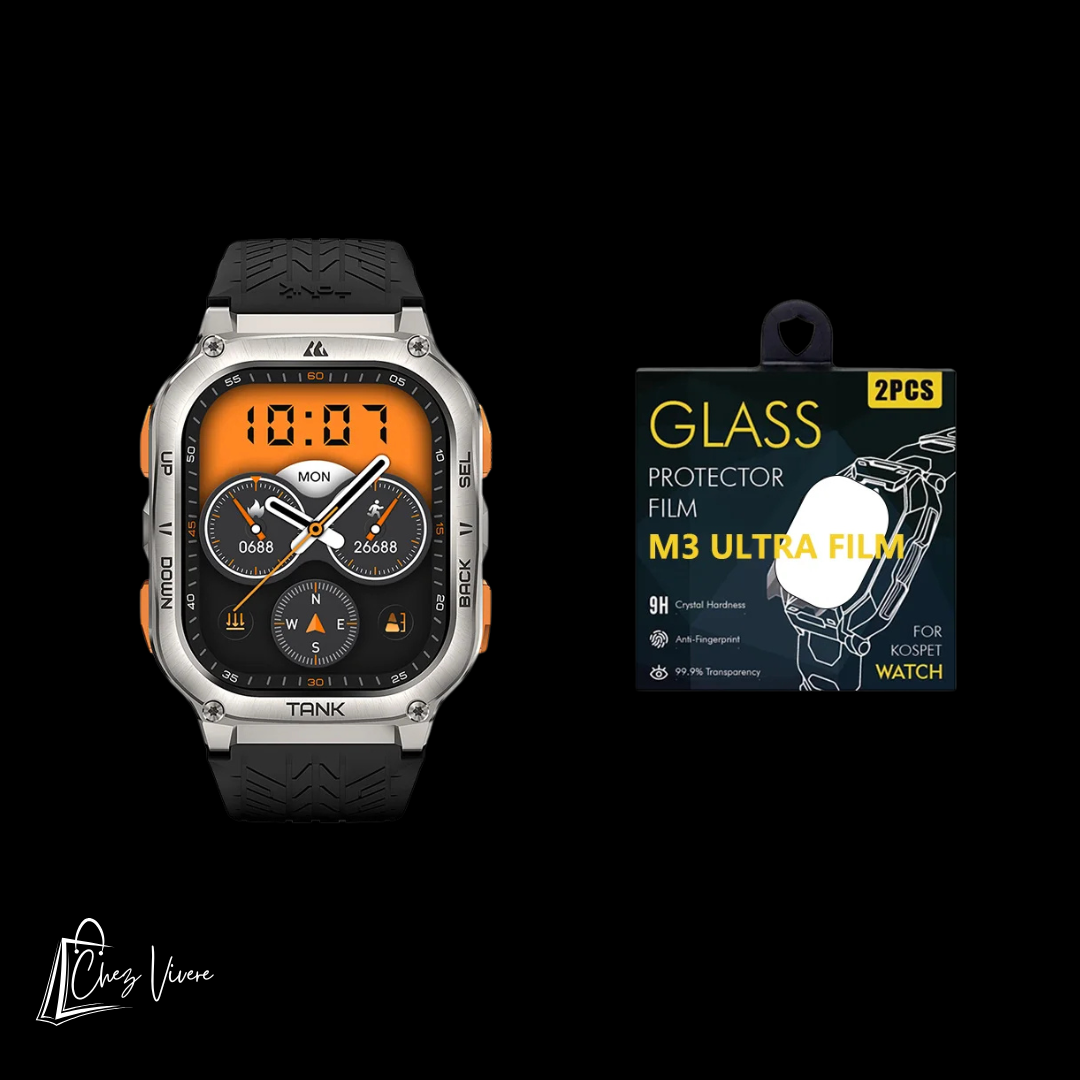 TANK M3 Ultra Waterproof AMOLED GPS Smartwatch