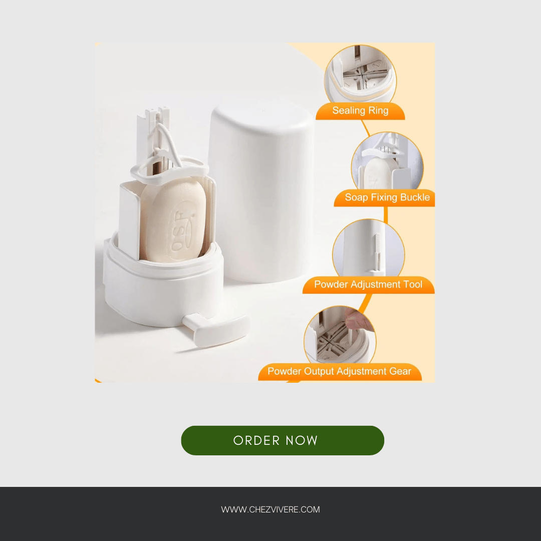 SoapGrind: Bar Soap Powder Dispenser - Chez Vivere